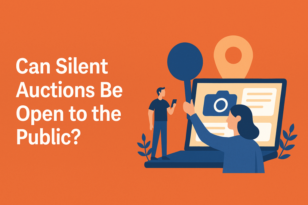 Can Silent Auctions Be Open to the Public?